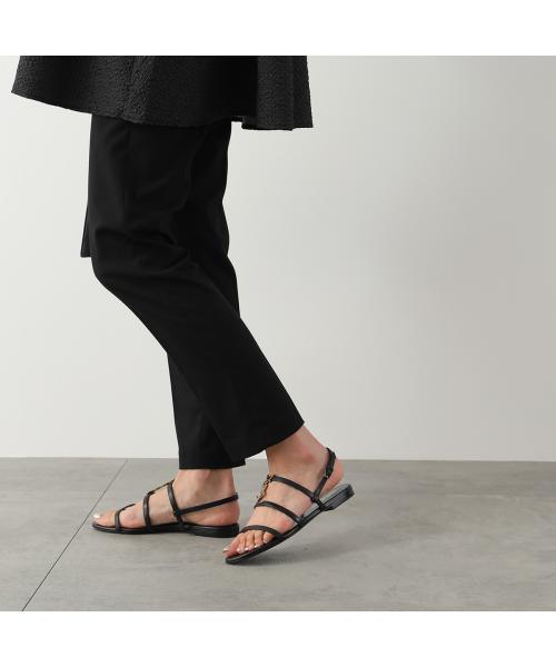 SAINT LAURENT カサンドラ ひしめく ロゴフラットサンダル SAINT LAURENT カサンドラ ひしめく ロゴフラットサンダル