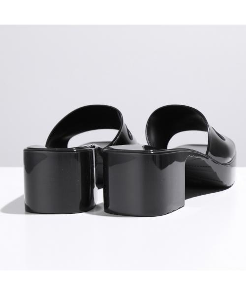 GUCCI サンダル 624730 J8700 ラバー スライド チャンキーヒール GUCCI サンダル 624730 J8700 ラバー スライド チャンキーヒール