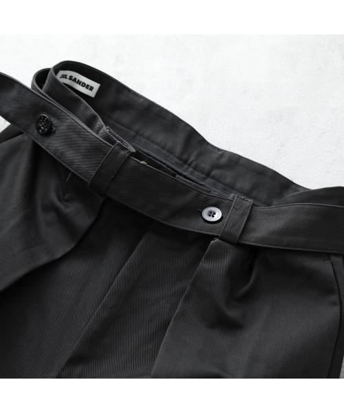 セール】JIL SANDER ワイドパンツ J22KA0104 J45137 ベルト付き セール】JIL SANDER ワイドパンツ J22KA0104 J45137 ベルト付き