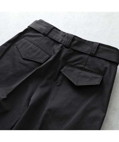セール】JIL SANDER ワイドパンツ J22KA0104 J45137 ベルト付き セール】JIL SANDER ワイドパンツ J22KA0104 J45137 ベルト付き