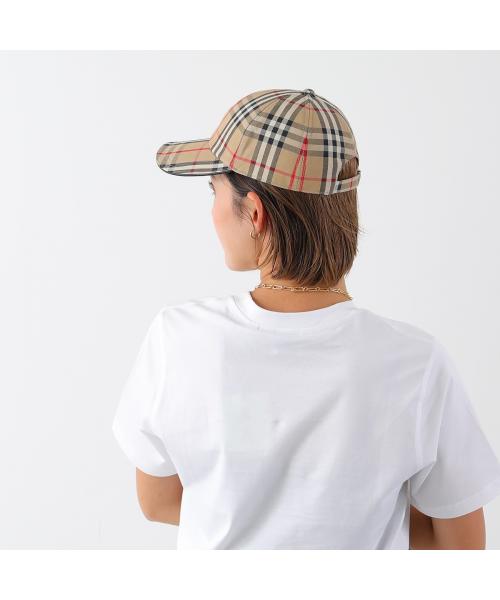 ★ Burberry ★ ステッチ 植毛デニムキャップ セール】BURBERRY ベースボールキャップ MH VINTAGE CHK 8068041