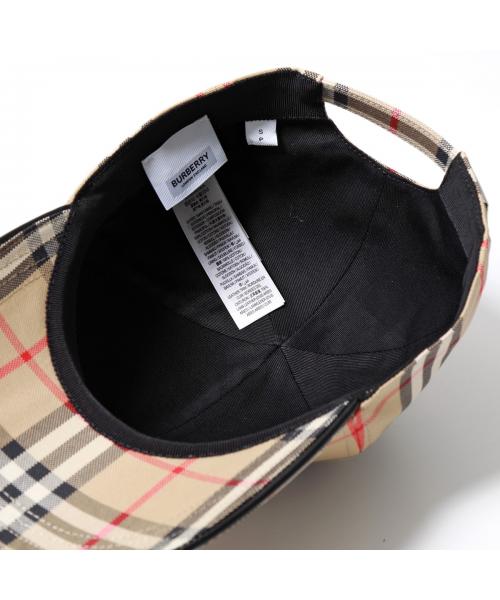 セール】BURBERRY ベースボールキャップ MH VINTAGE CHK 8068041