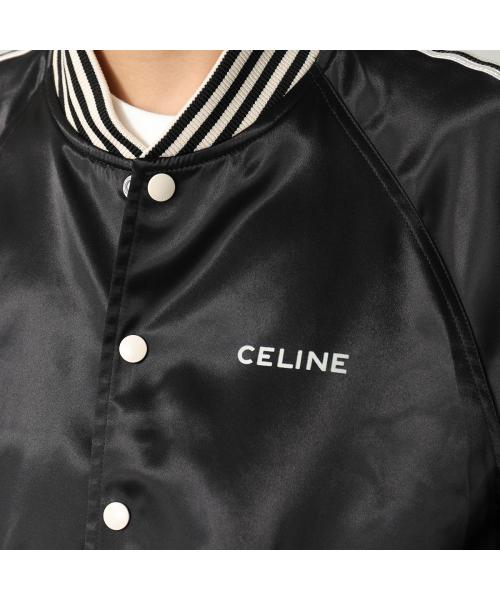CELINE テディジャケット 2W971048S サテン ロゴ(505775351 CELINE テディジャケット 2W971048S サテン ロゴ(505775351