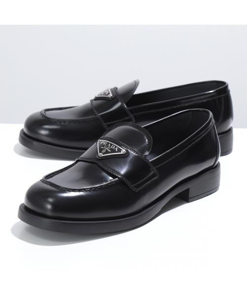 プラダ PRADA PRADA ローファー 1D238M 055トライアングルロゴ プラダ PRADA PRADA ローファー 1D238M 055トライアングルロゴ