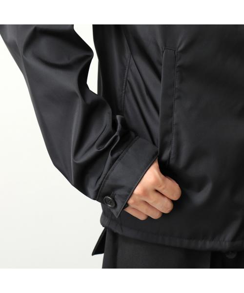 プラダPRADA ノーカラージャケット ブラックサイズ38 Mサイズ