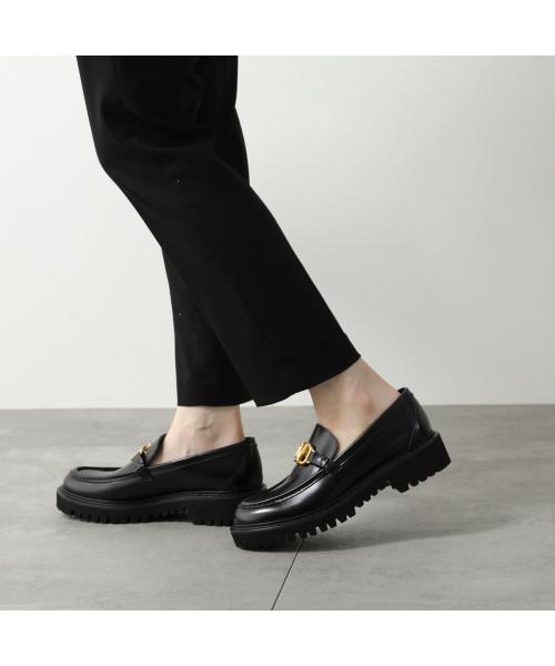 セール】VALENTINO ローファー S0EU0 BEK レザー Vロゴ セール】VALENTINO ローファー S0EU0 BEK レザー Vロゴ
