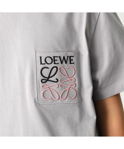 LOEWE Tシャツ H526Y22X99 半袖 アナグラム ロゴ刺繍(505776504 LOEWE Tシャツ H526Y22X99 半袖 アナグラム ロゴ刺繍(505776504