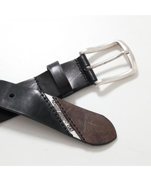 DIESEL (ディーゼル) レザー ピンバックル ベルト B-GUARANTEE-A
