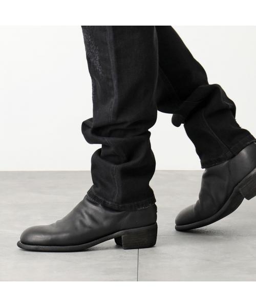 GUIDI バックジップブーツ 796 ホースレザー ショートブーツ GUIDI バックジップブーツ 796 ホースレザー ショートブーツ