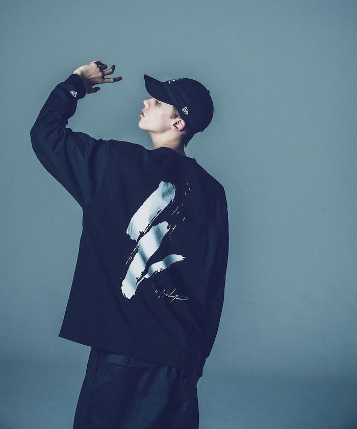 ヨウジヤマモト ニューエラ ロンT Mサイズ Yohji Yamamoto×New Era BOX LOGO PRINT LONG SLEEVES style