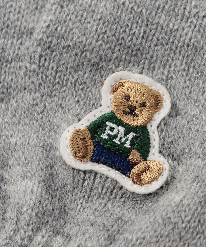 プティマイン petit main くま刺繍手袋(505765280 プティマイン petit main くま刺繍手袋(505765280
