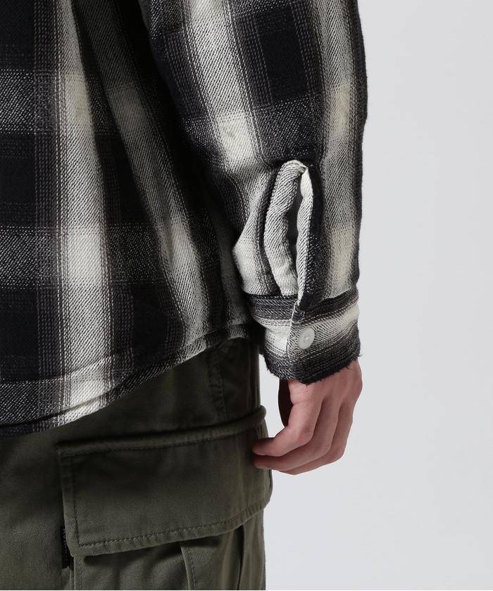 SAINT MICHAEL/セント マイケル/SHIRT PARKA/CHECK/BKxWT SAINT MICHAEL/セント マイケル/SHIRT PARKA/CHECK/BKxWT