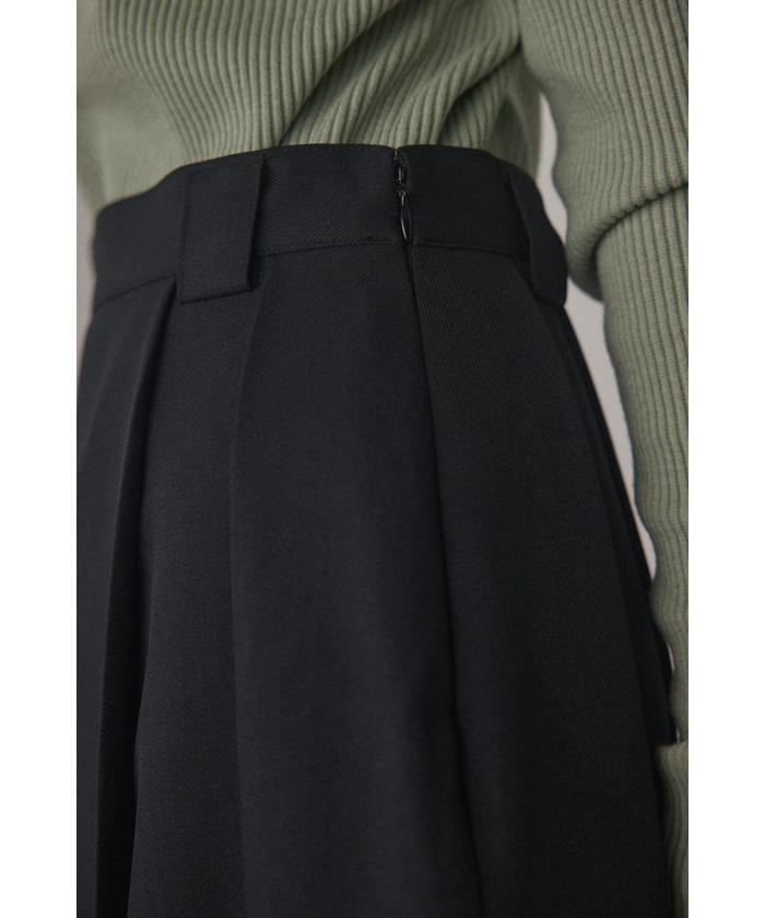 Boxed pleats skirt Tan Box Pleat Skirt | Elliott Lauren