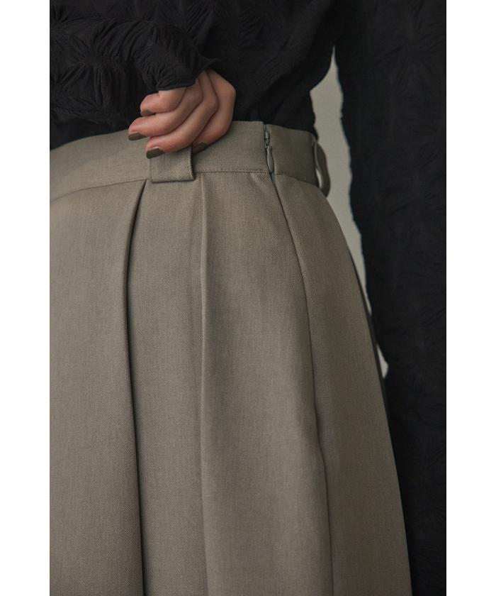 Boxed pleats skirt 