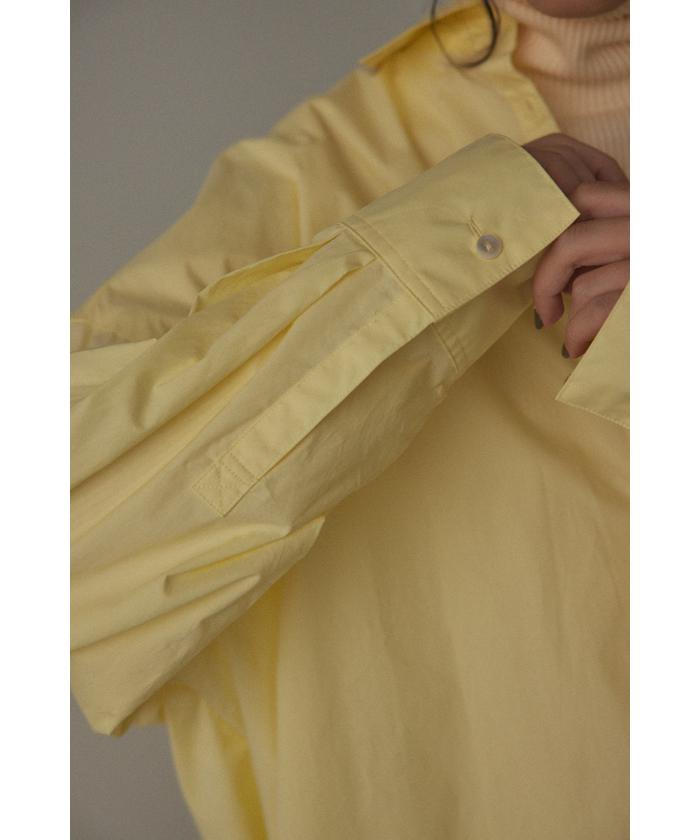 ブラックバイマウジー　ボアカラーブルゾン　カーキ over size color shirt(505776905) | ブラックバイマウジー