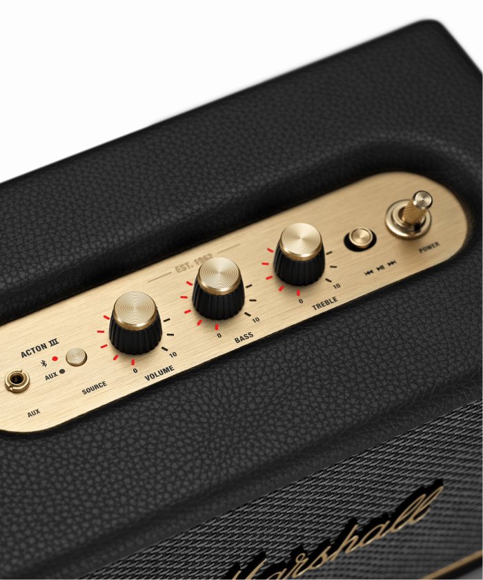 ☆【Marshall/マーシャル】Acton 3 Bluetooth Black スピーカー