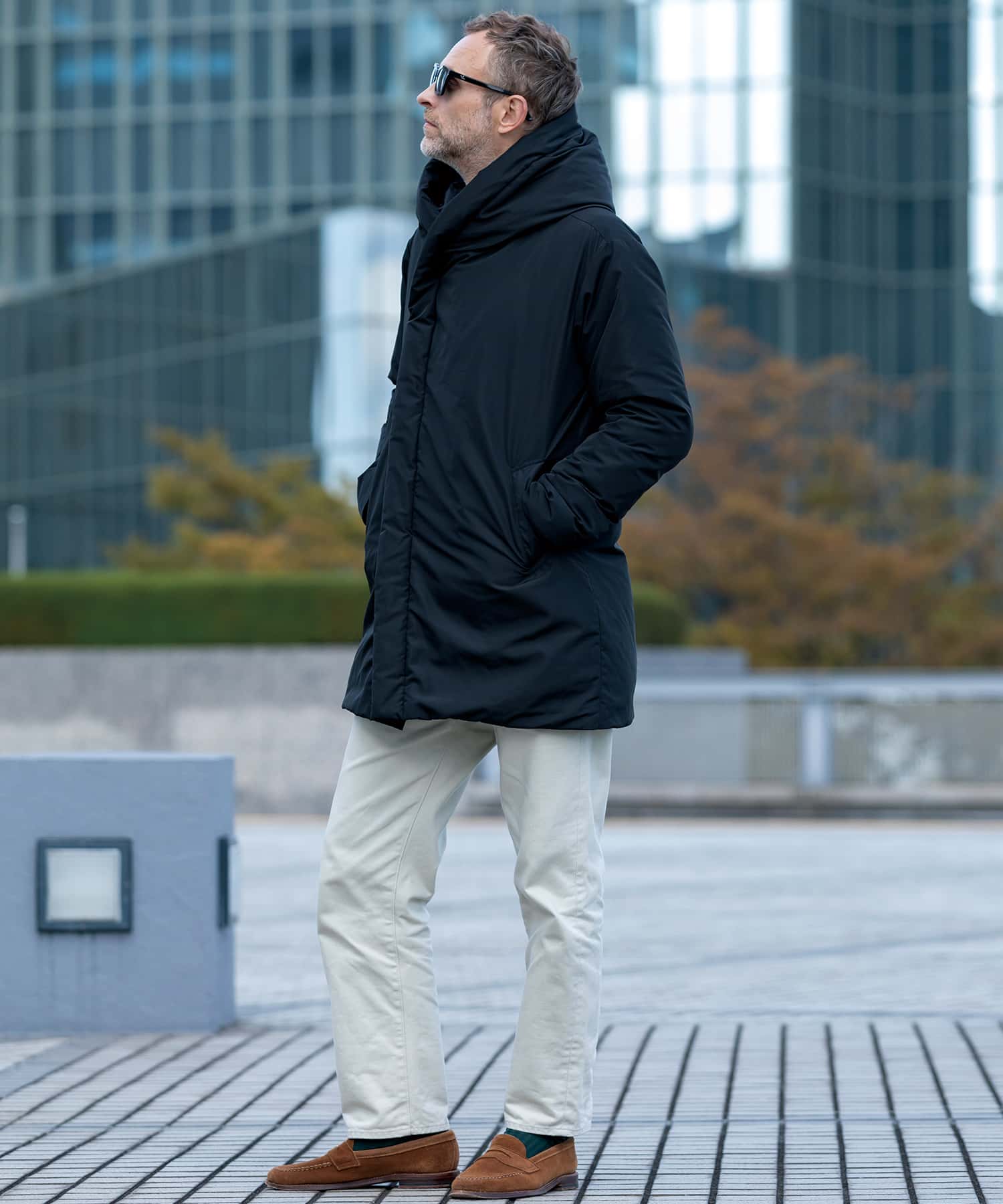 AKM Contemporary ダウンラップコート -ファッション通販