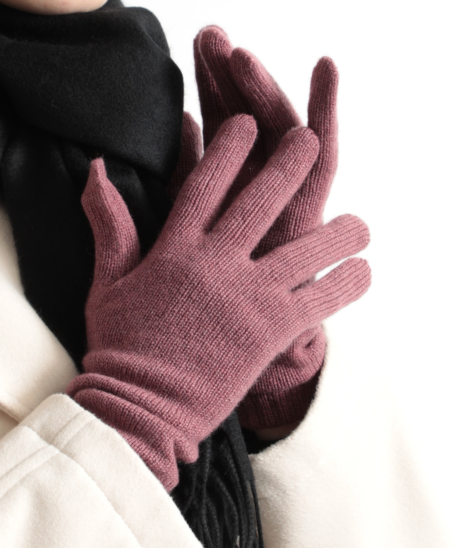 セール】【Johnstons / ジョンストンズ】CASHMERE SHORT CUFF GLOVES
