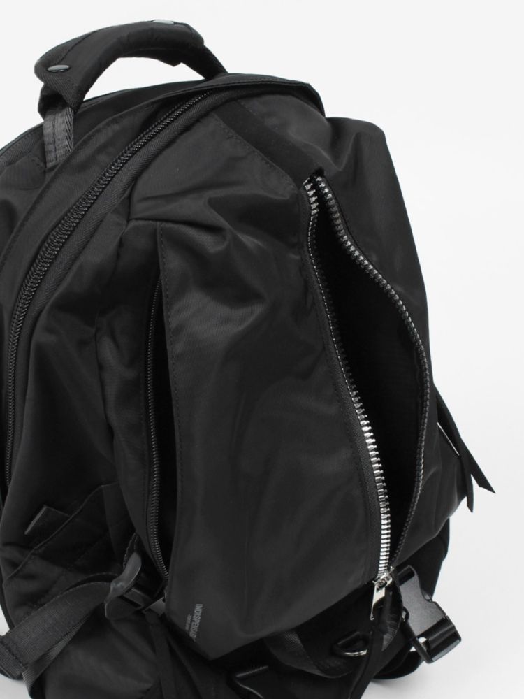 INDISPENSABLE LASUD 別注 nouer リュック フロントZIPバックパック(black) - INDISPENSABLE×nouer - LASUD