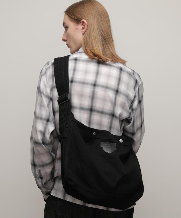 ショルダーバッグ ohal / USAF FLYERS SMALL NEWSPAPER BAG ユニバーサルオーバーオール UNIVERSAL OVERALL ヘヴィー