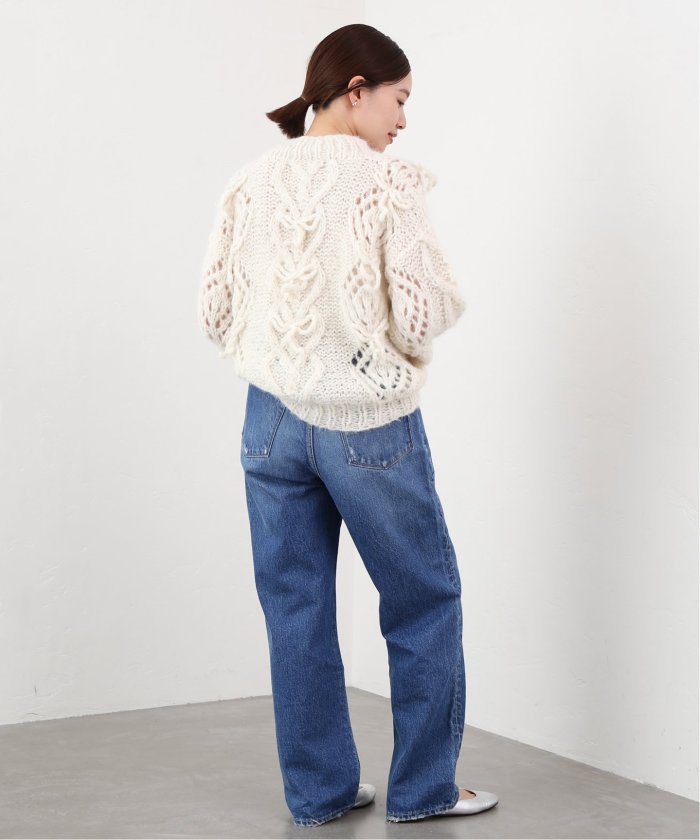 AYNI/アイニ】 MACA リボン SWEATER COLOR リボンセーター(505782119
