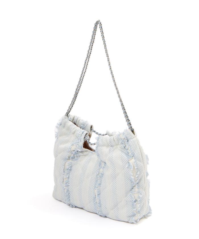 ☆JILLSTUART☆ナイロン チェーン ショルダーバッグ ☆関税込☆JILLSTUART☆COCO チェーン NYLON ショルダーバッグ M