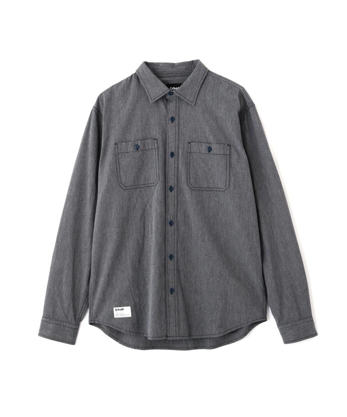 COTTON COVERT LS SHIRT/コットン コバート ロングスリーブ