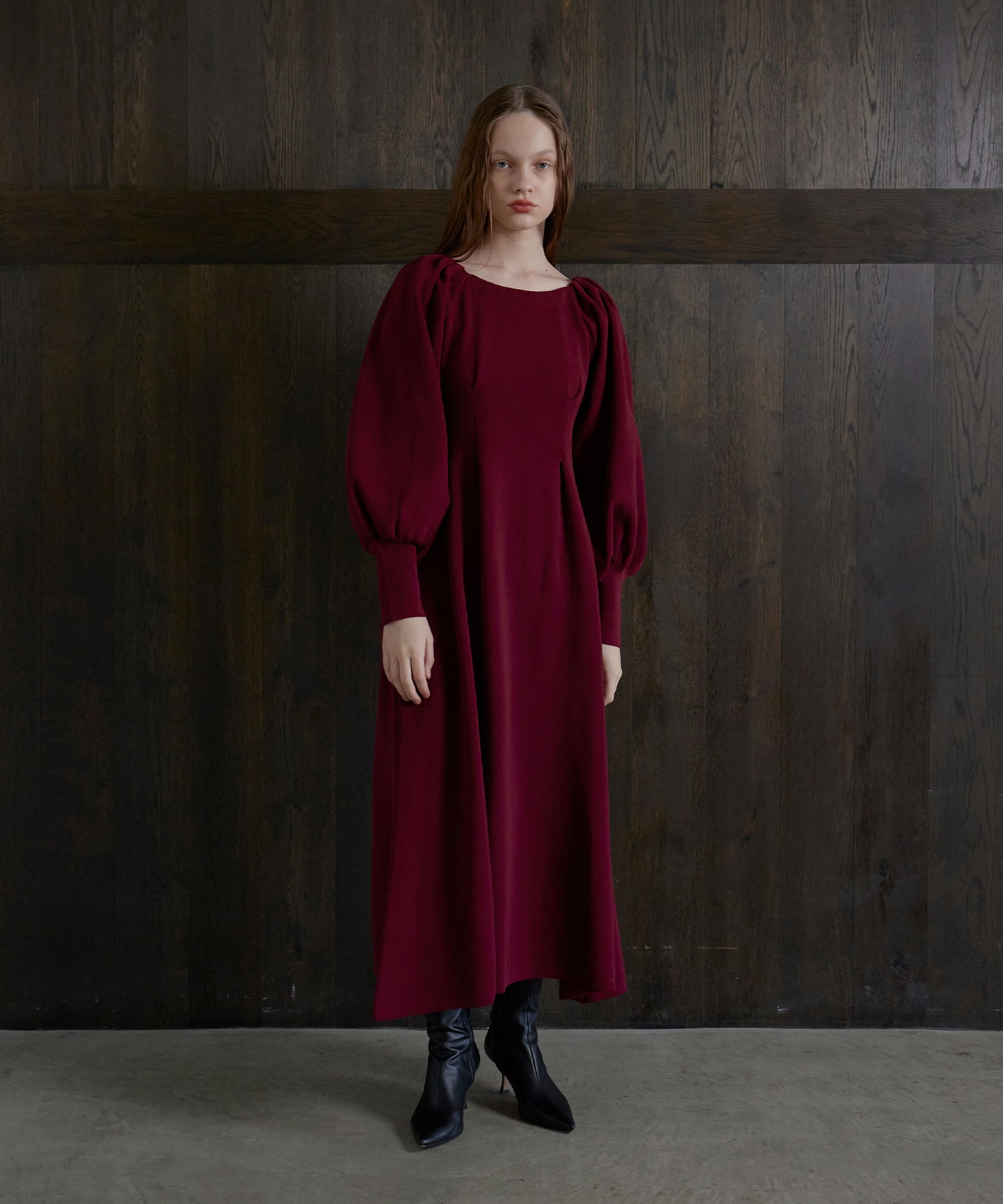 2Way Tuck Knit Dress(505784566) | ミエリ インヴァリアント(MIELI