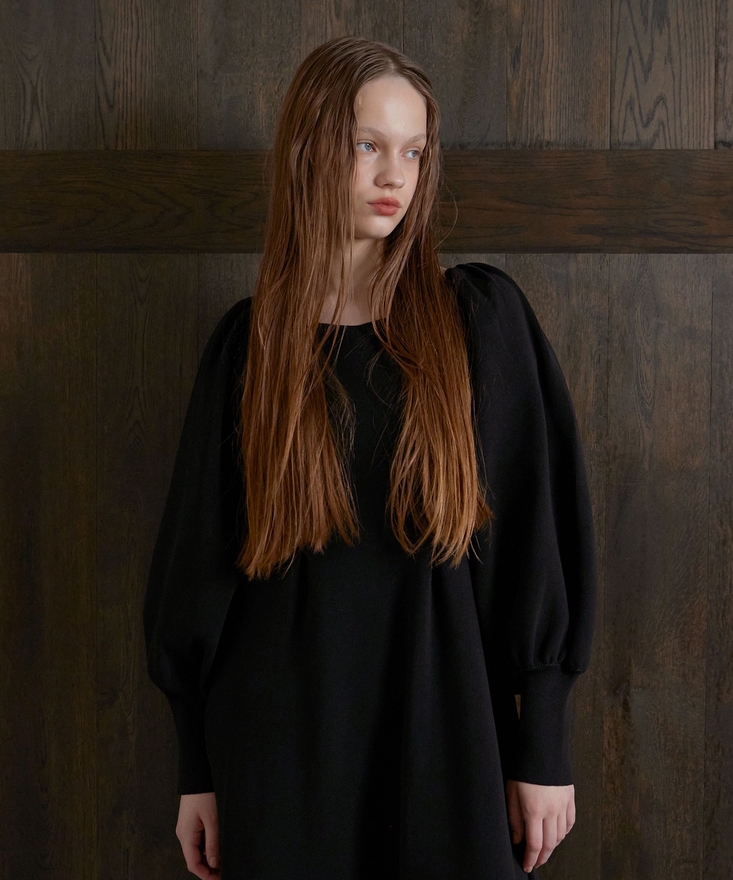 ミエリ インヴァリアント MIELI INVARIANT Denim Tuck Dress