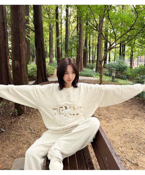 セール】トミージーンズ TOMMY JEANS オールオーバーカレッジスケート 