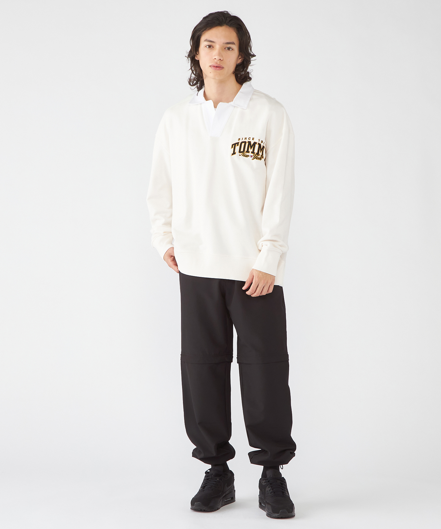 【トミージーンズ】リラックスラグジュアリーバーシティラガーシャツ セール】トミージーンズ TOMMY JEANS リラックスラグジュアリー