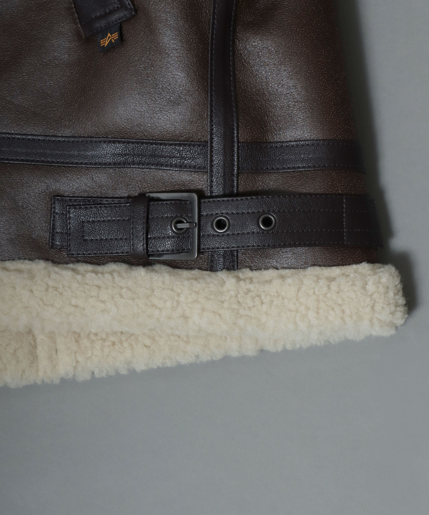 ジャケット・アウター bam3 Alpha Industries ALPHA アルファ B-3 フェイクムートン