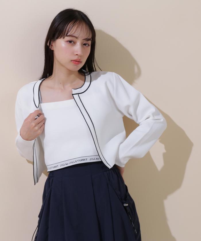 セール 50%OFF】◇ロゴジャガードビスチェアンサンブル WEB限定