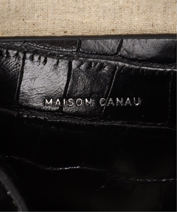 MAISON CANAU/メゾン カナウ】別注クロコ型押し ラウンドボストン バッグ(505786342) | ヴェルメイユ パー イエナ(VERMEIL  par iena) - d fashion