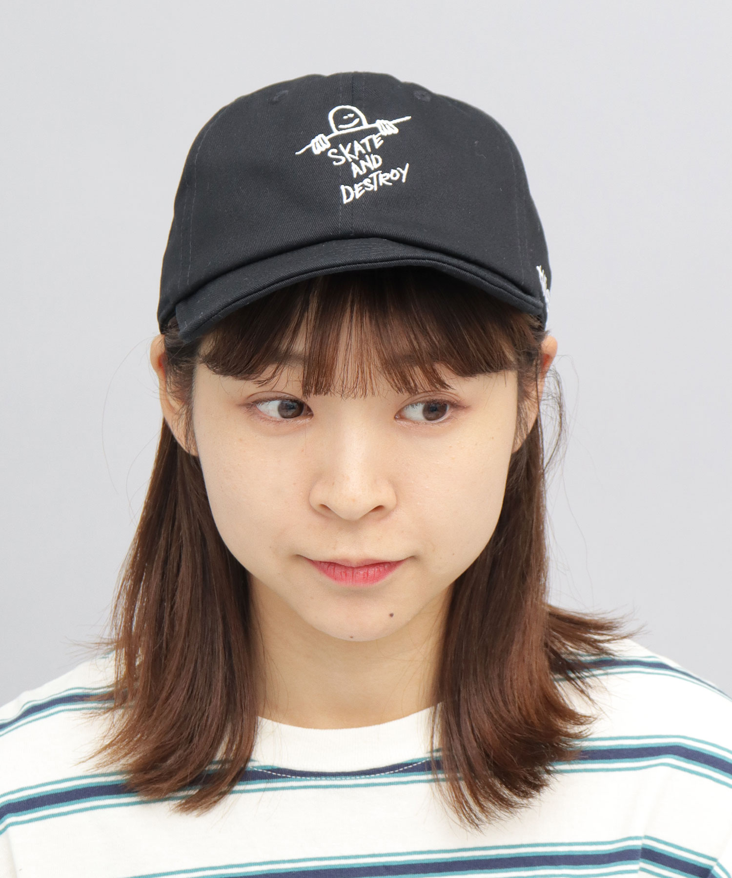 スラッシャー THRASHER 刺繍 ボールキャップ 帽子 ショート