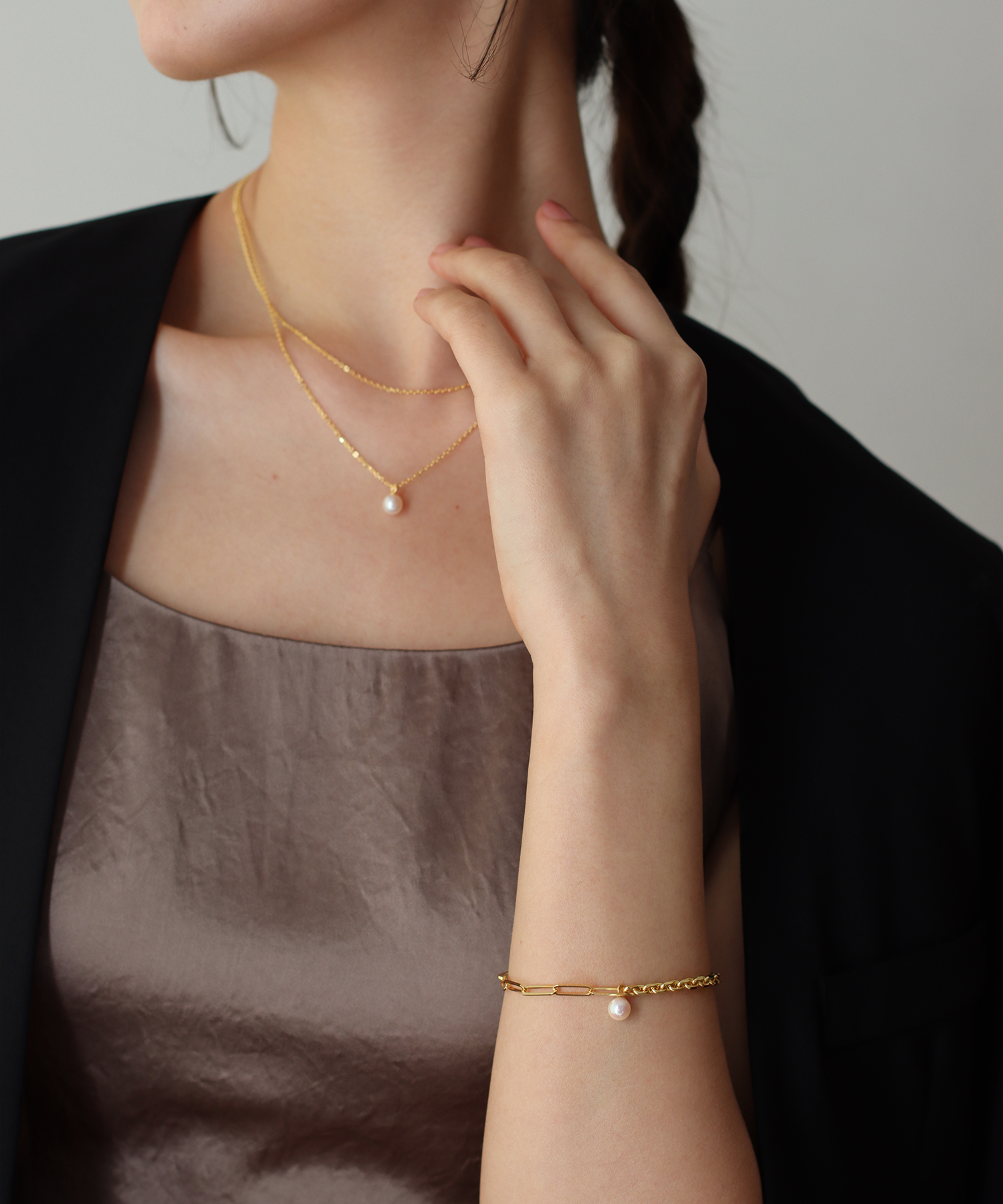 【国内即発】≪in 2 design≫ バロックパール ブレスレット 国内即発】≪in 2 design≫ バロックパール ブレスレット