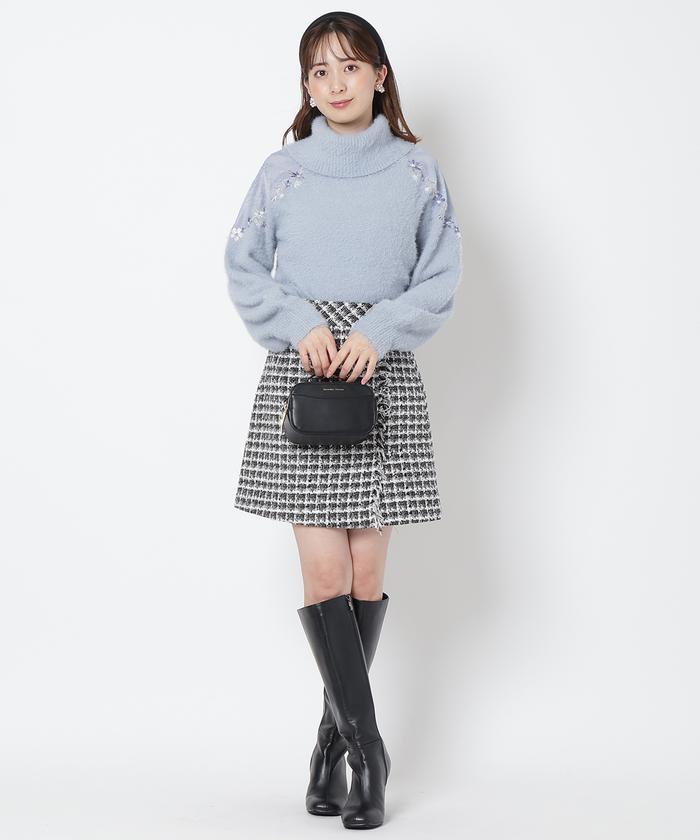 セール 40%OFF】レース刺繍シャギーニット(505685949) | ウィル