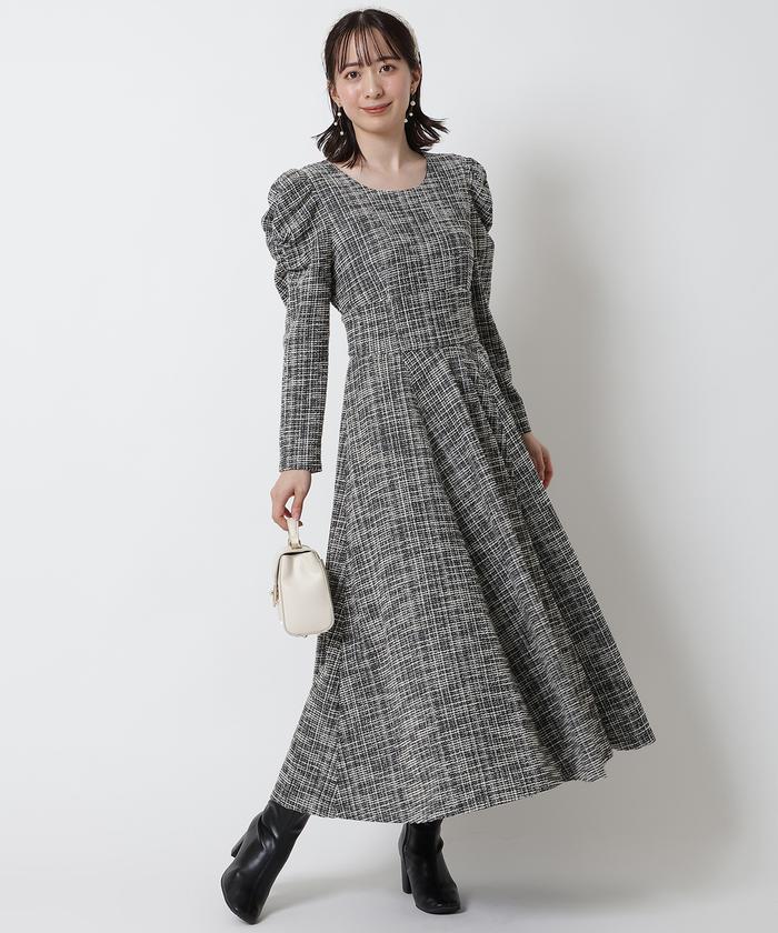 セール 50%OFF】カットツイードワンピース(505743646) | ウィル セール 50%OFF】カットツイードワンピース(505743646) | ウィル