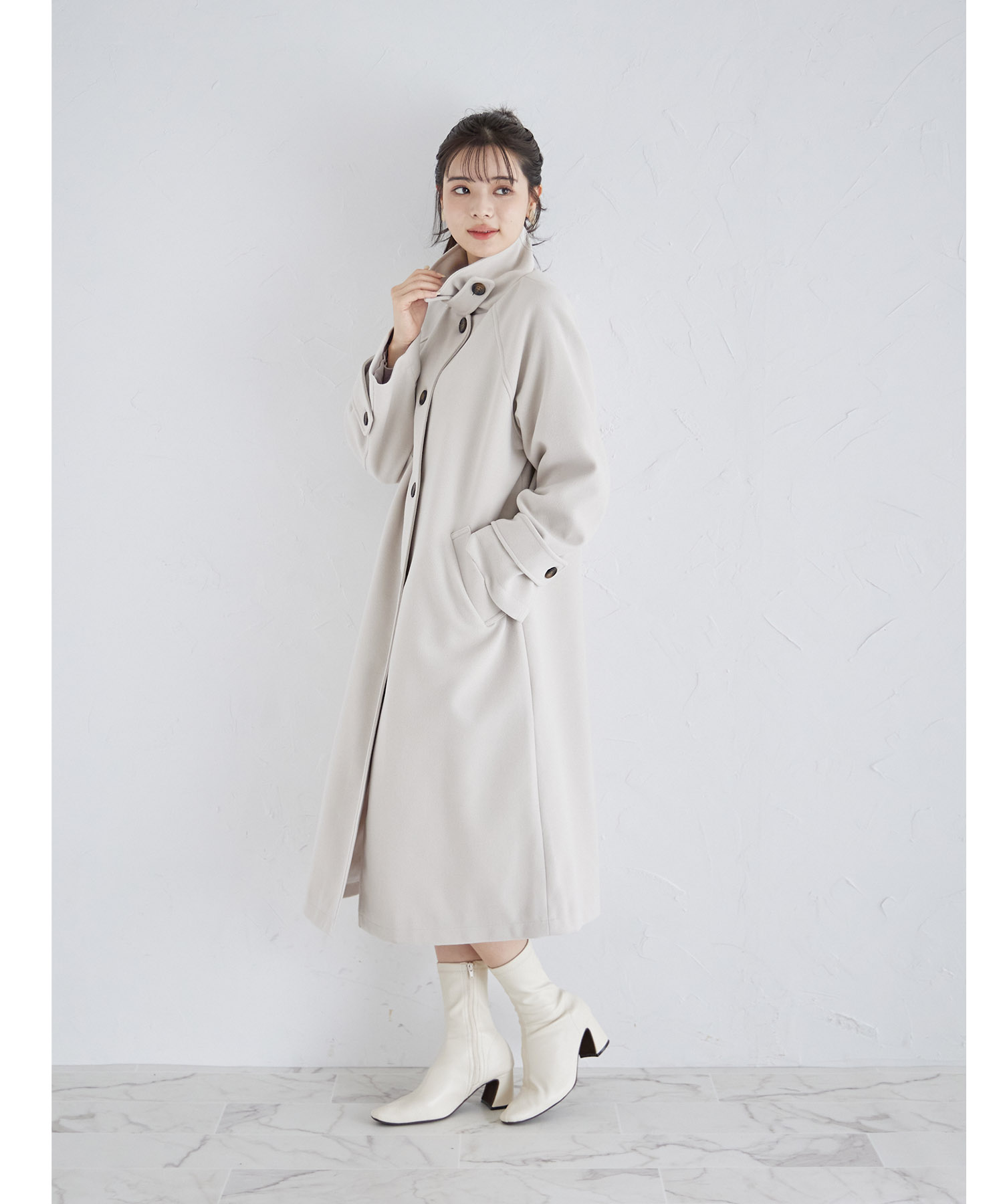 ブラウン系 オーバーサイズ チェスターコート　Spick and Span セール】トッコクローゼット tocco closet 2WAYアレンジカラー