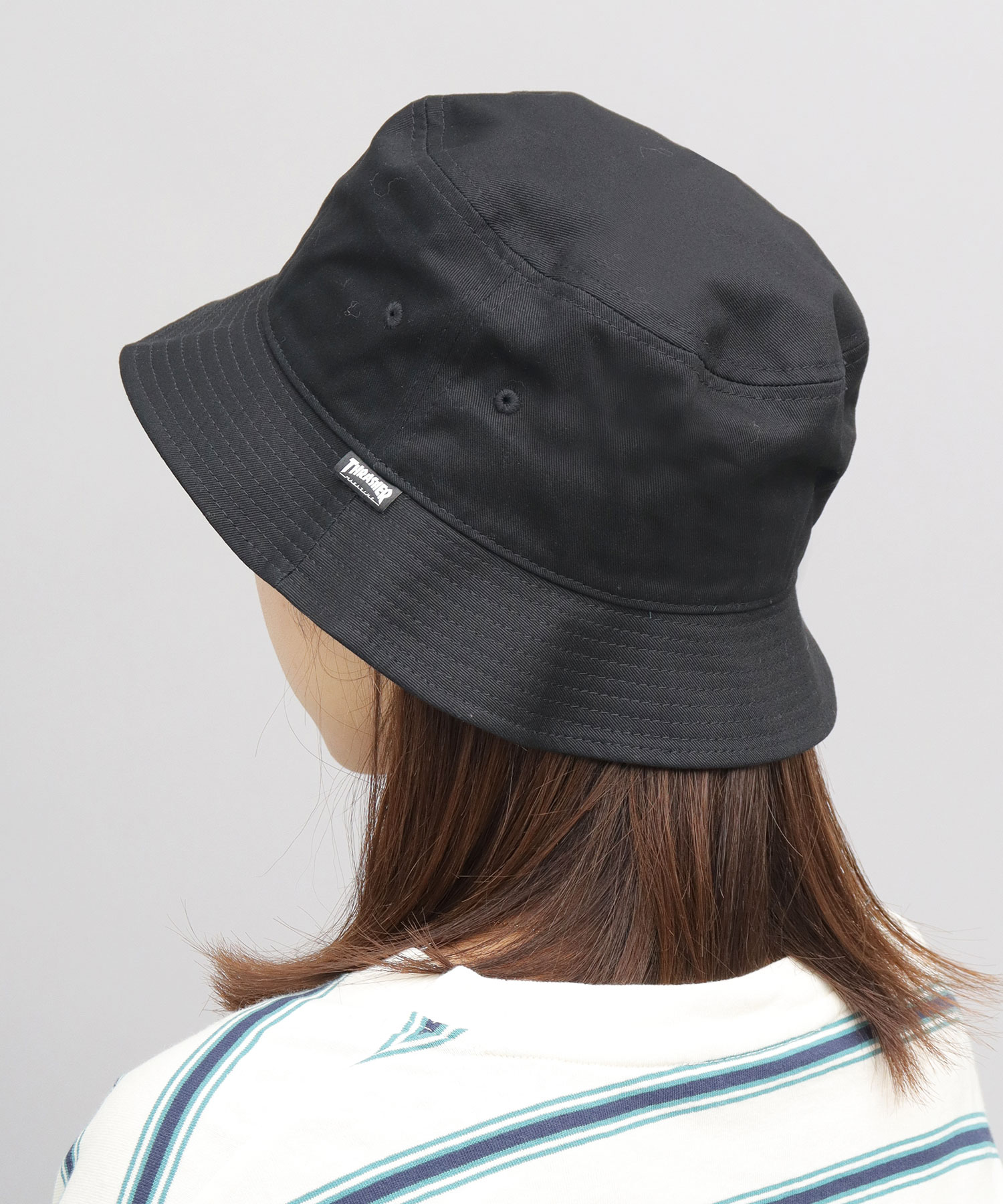 スラッシャー THRASHER 刺繍 バケットハット 帽子 ユニセックス