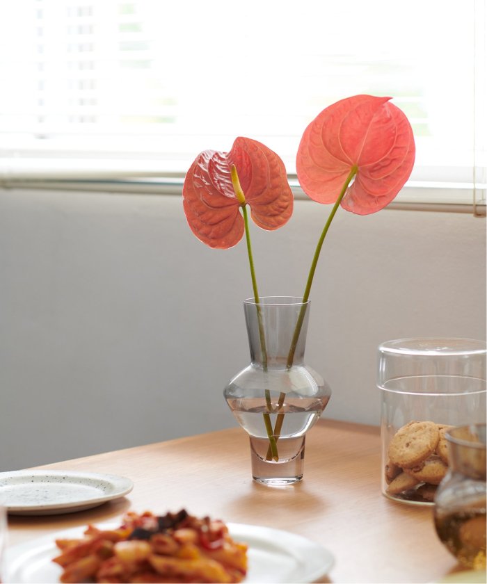 FLOWER VASE KATKA 16cm 花器 花瓶 フラワーベース ガラス
