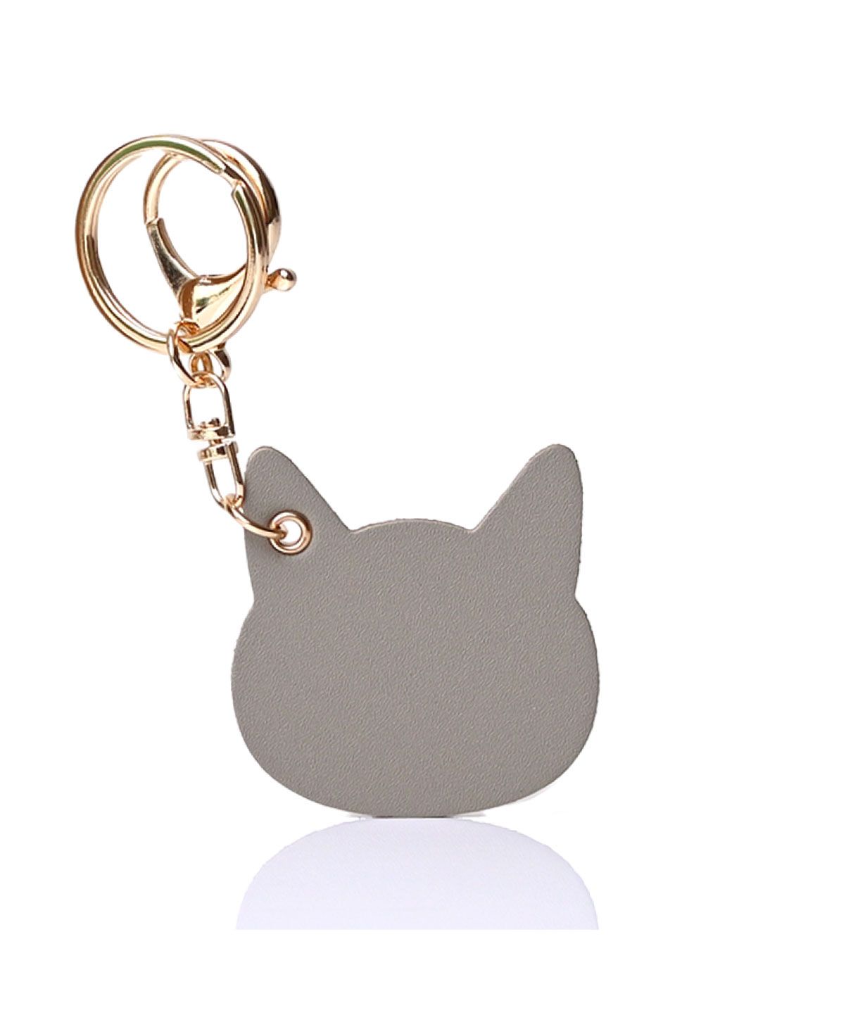 セール60%OFF】キーホルダー 猫 革 バッグチャーム 大人可愛い 猫グッズ 雑貨 プレゼント 猫好き キーリング おしゃれ かわいい ゴールド 黒猫  白猫 茶トラ サバトラ 牛(505790897) | エクレボ(exrevo) - d fashion