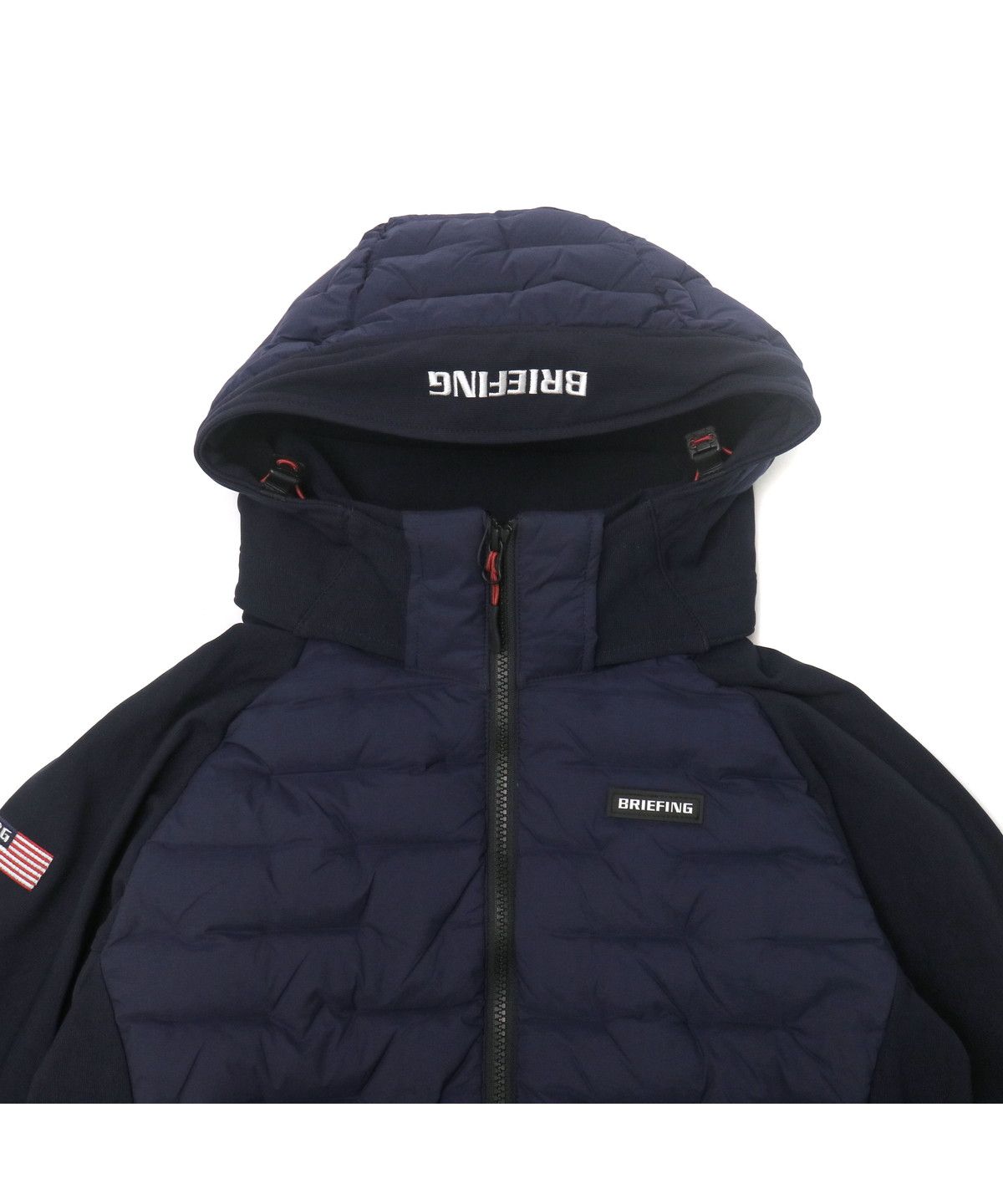BRIEFING GOLF Mサイズ ネイビー フード付きジャケット アウター BRIEFING GOLF Mサイズ ネイビー フード付きジャケット アウター