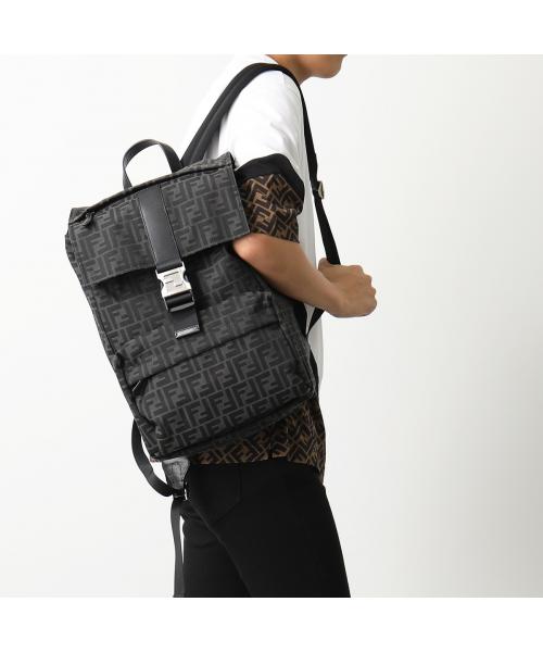 フェンディ FENDI ナイロン レザー トートバッグ 肩掛け