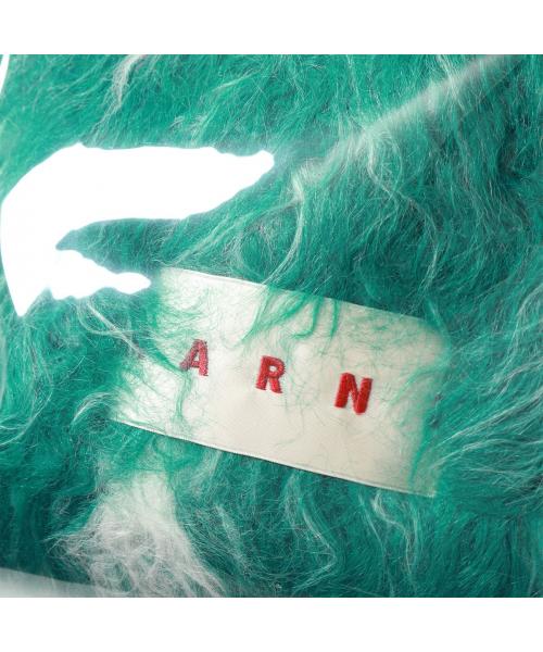MARNI◆フェイクファー＆PVC トートバッグ◆2色 セール 55%OFF】MARNI トートバッグ SHMP0099U0 P5788 クリア
