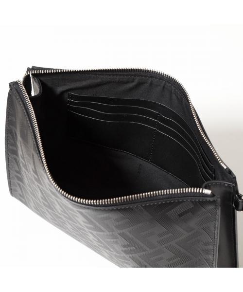 (美品)Fendi ロゴパターン クラッチバッグ セール】フェンディ FENDI FENDI クラッチバッグ 7VA491 AQW1 FF