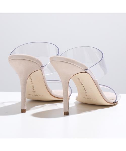 セール】MANOLO BLAHNIK サンダル SCOLTO PVC 090 219 0180