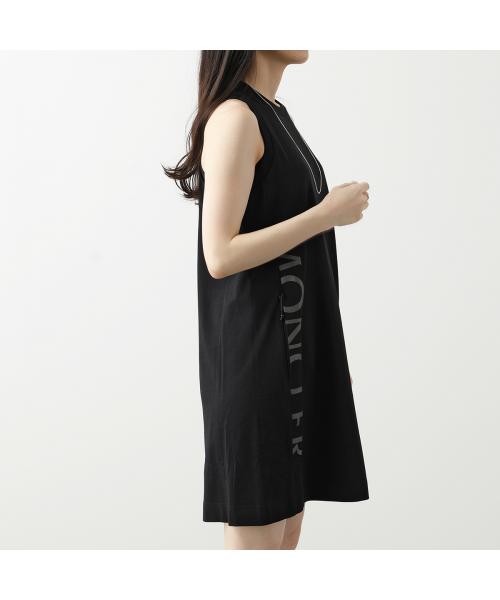 MONCLER 8I00005 829HP ノースリーブワンピース セール】モンクレール MONCLER MONCLER Matt Black ワンピース