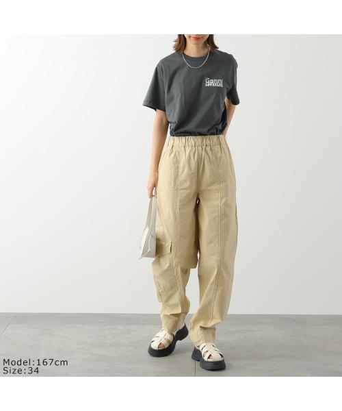 GANNI *ガニー* Duchesse カーゴパンツ Black Black Duchesse Nylon Pocket Pants | GANNI US