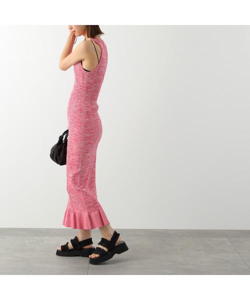 セール】ガニー GANNI GANNI ワンピース Melange Sleeveless
